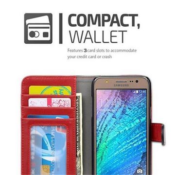 Cadorabo Handyhülle Samsung Galaxy J5 2015 Samsung Galaxy J5 2015, Klappbare Handy Schutzhülle - Hülle - mit Standfunktion und Kartenfach