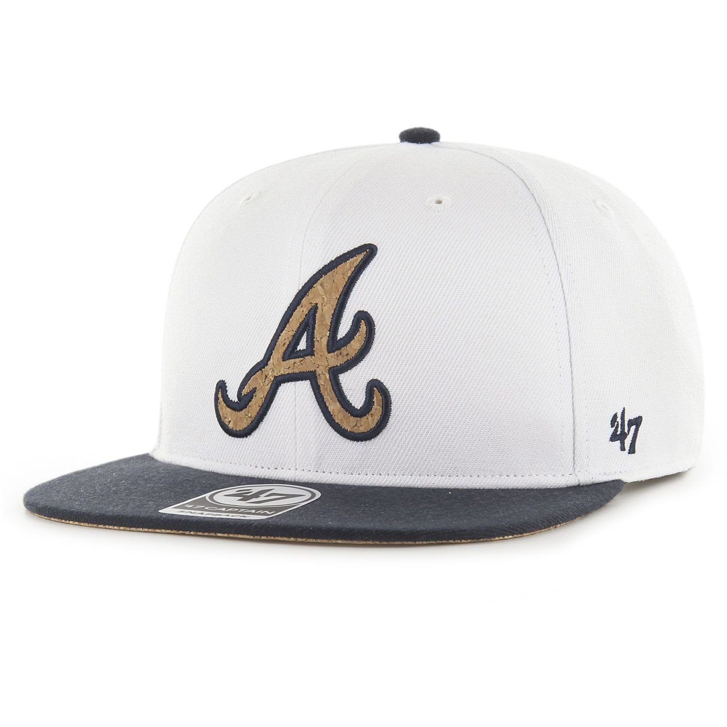 '47 Brand Snapback Cap Captain CORKSCREW Atlanta Braves