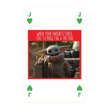 Winning Moves Spiel, Kartenspiel Waddingtons Number 1 Spielkarten - Star Wars Mandalorian »The Child«, inkl. 2 Joker