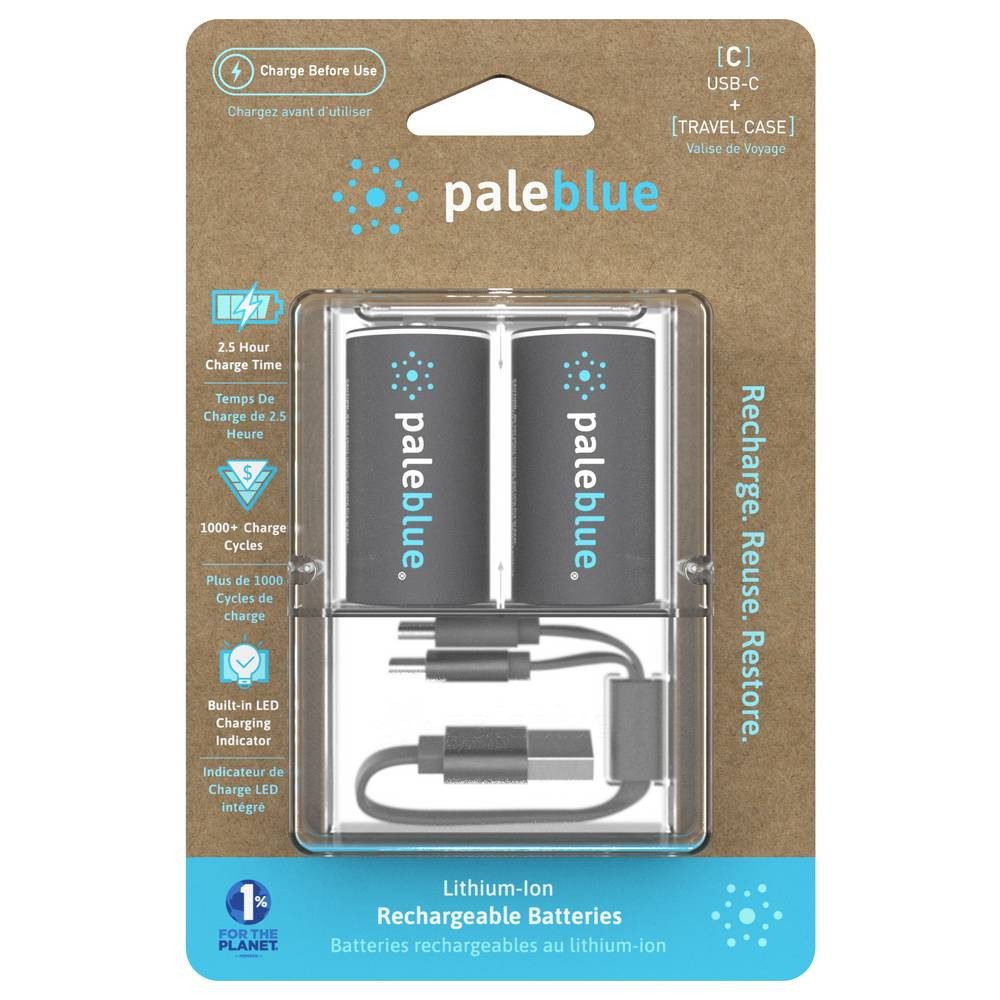 Paleblue USB-C Baby C Li-Ion Akku 2er Blister PB-C-C Akku