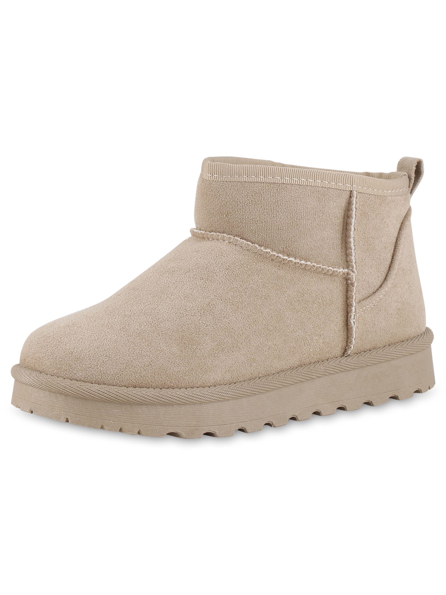 VAN HILL 841491 Winterstiefelette Damen Warm Gefüttert Winter Boots Stiefel günstig online kaufen