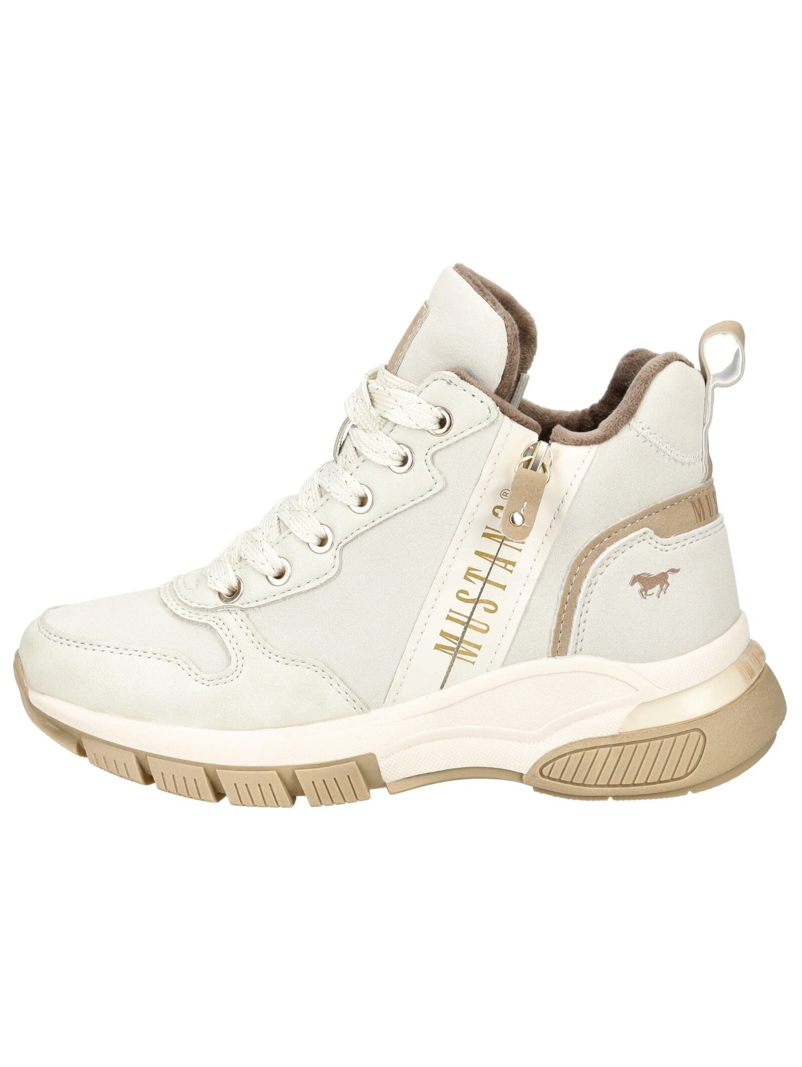 MUSTANG Stiefelette Lederimitat Schnürstiefelette günstig online kaufen