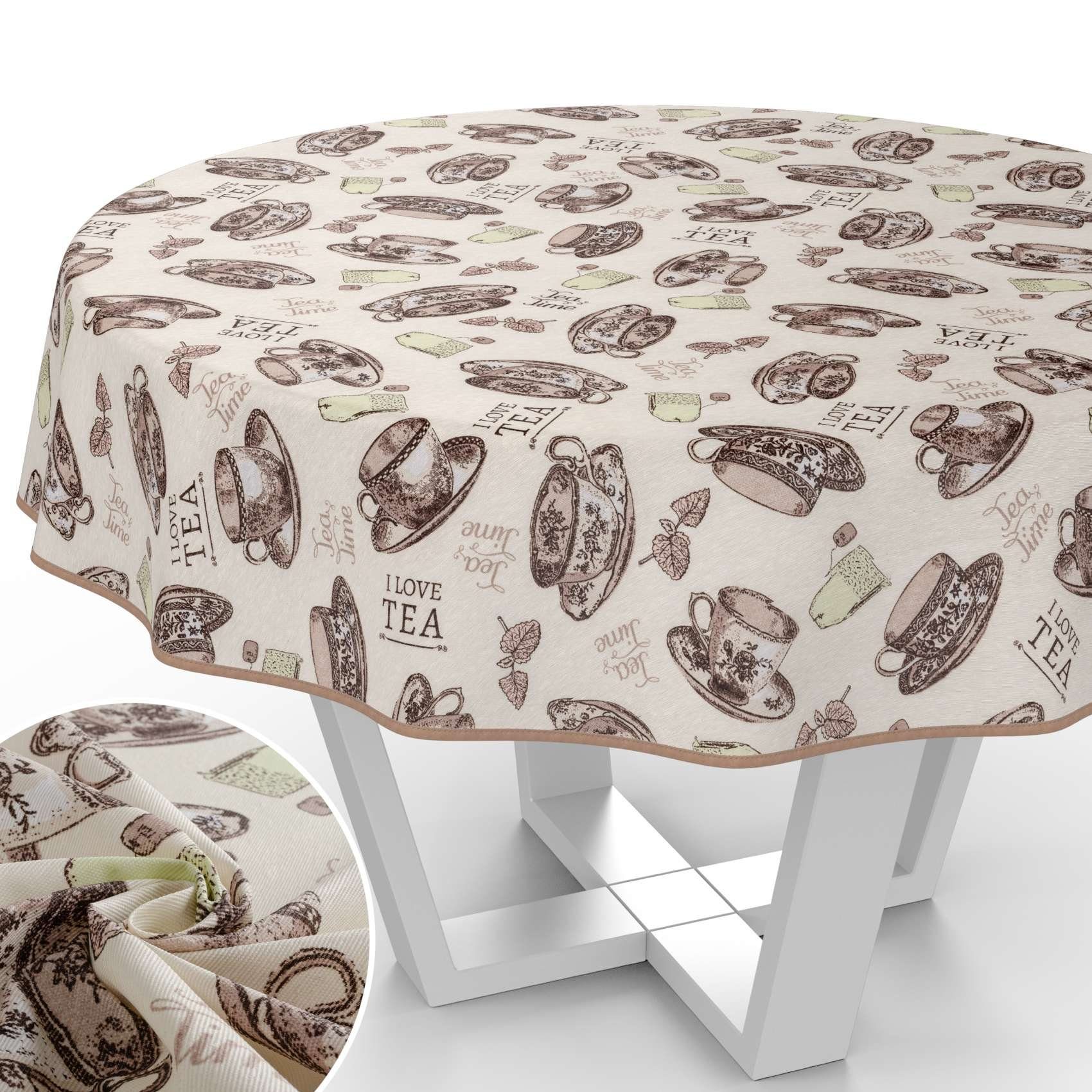 ANRO Tischdecke mit Tee und Kaffee günstig online kaufen