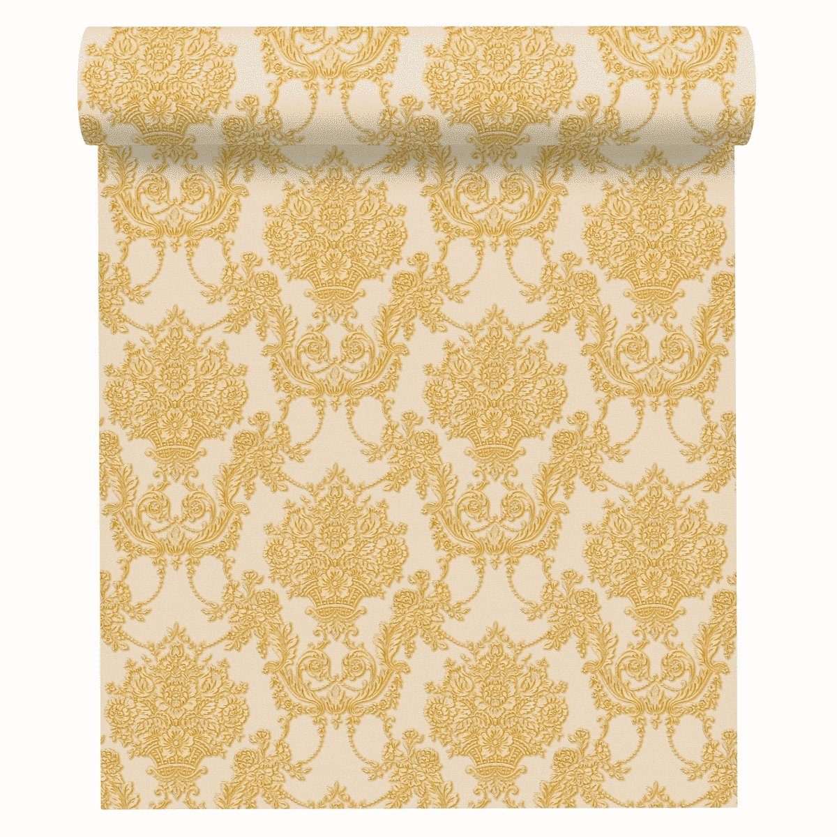 Barocktapete Création Gold 5 Château Barock Vinyltapete, Wandtapete 344924 A.S. Design Tapete