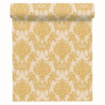 A.S. Création Vinyltapete, Barocktapete Barock Gold 344924 Tapete Château 5 Wandtapete Design