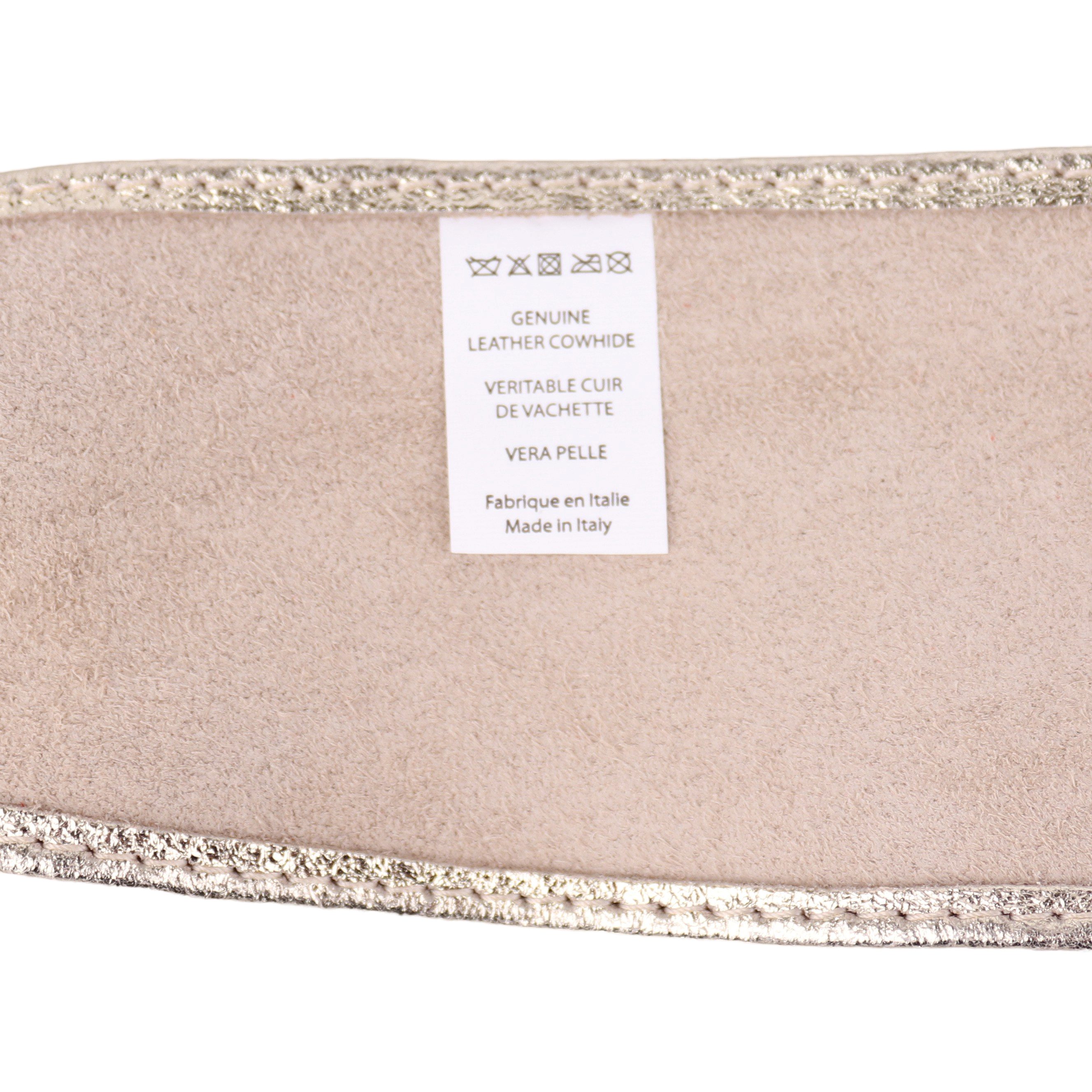 MIRROSI Taillengürtel Wickelgürtel aus Echtleder, Schleife mit breitem Bund (mit breitem Bund zum Wickeln, 7cm Breit, 265cm lang) OBi Gürtel, Bindegürtel, Schnü – Bild 4 von 4