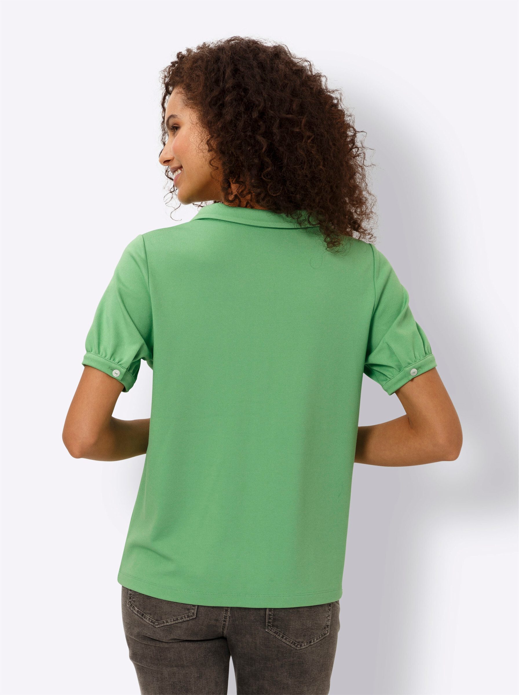 heine Klassische Bluse Jersey-Bluse günstig online kaufen