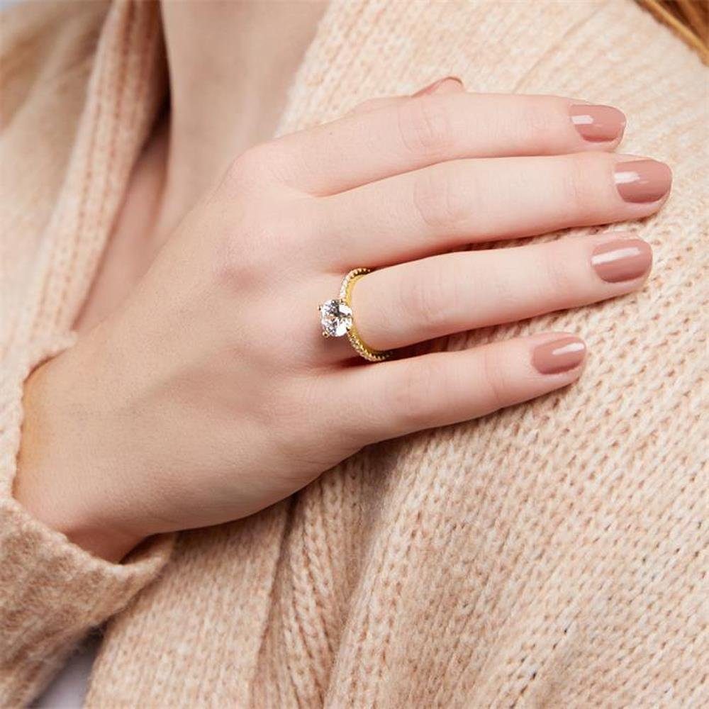 JEWLIX Verlobungsring JEWLIX Verlobungsring aus vergoldetem 925er Silber mi günstig online kaufen