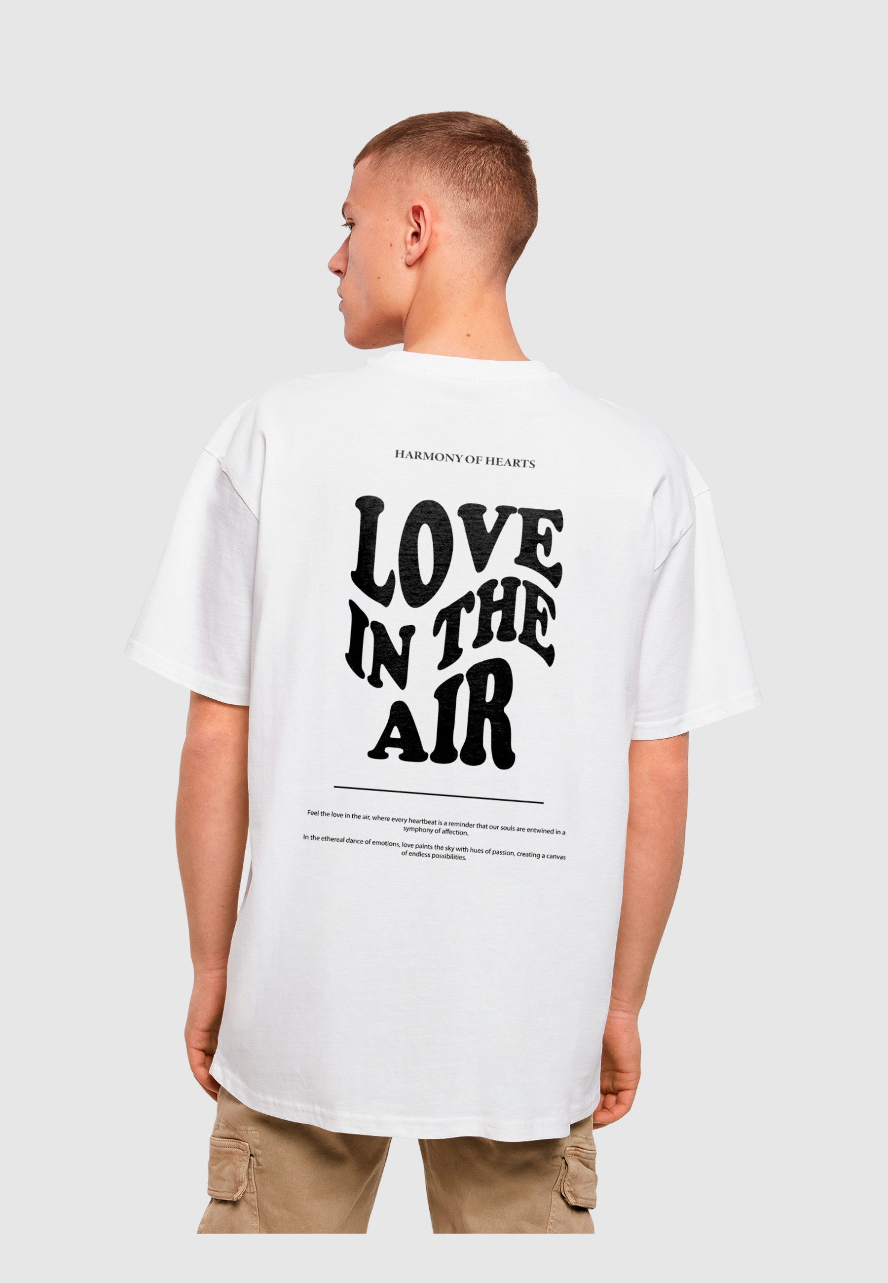 Merchcode T-Shirt Merchcode Herren Love In The Air Heavy Oversize Tee (1-tlg)