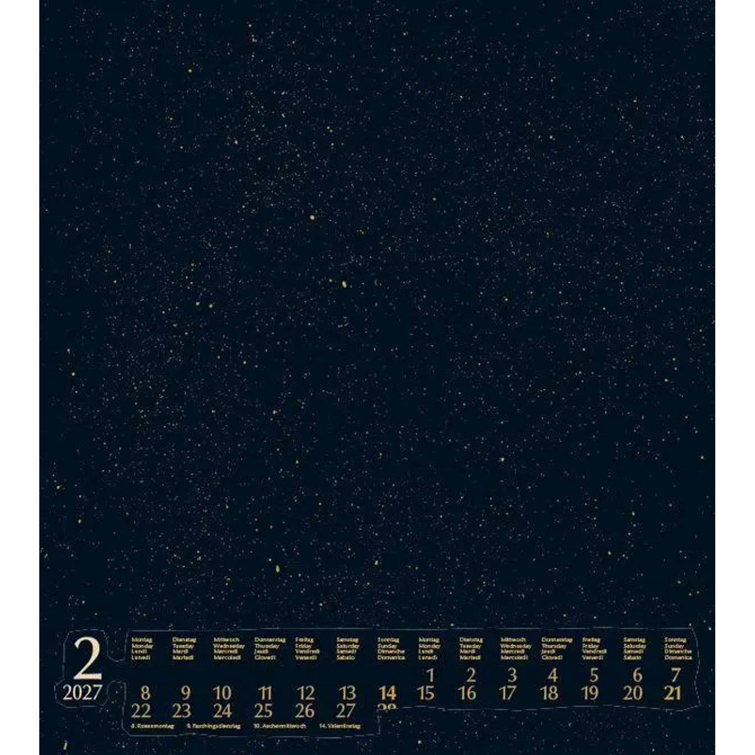 Korsch Verlag Wandkalender Foto-Malen-Basteln Bastelkalender gold 2027