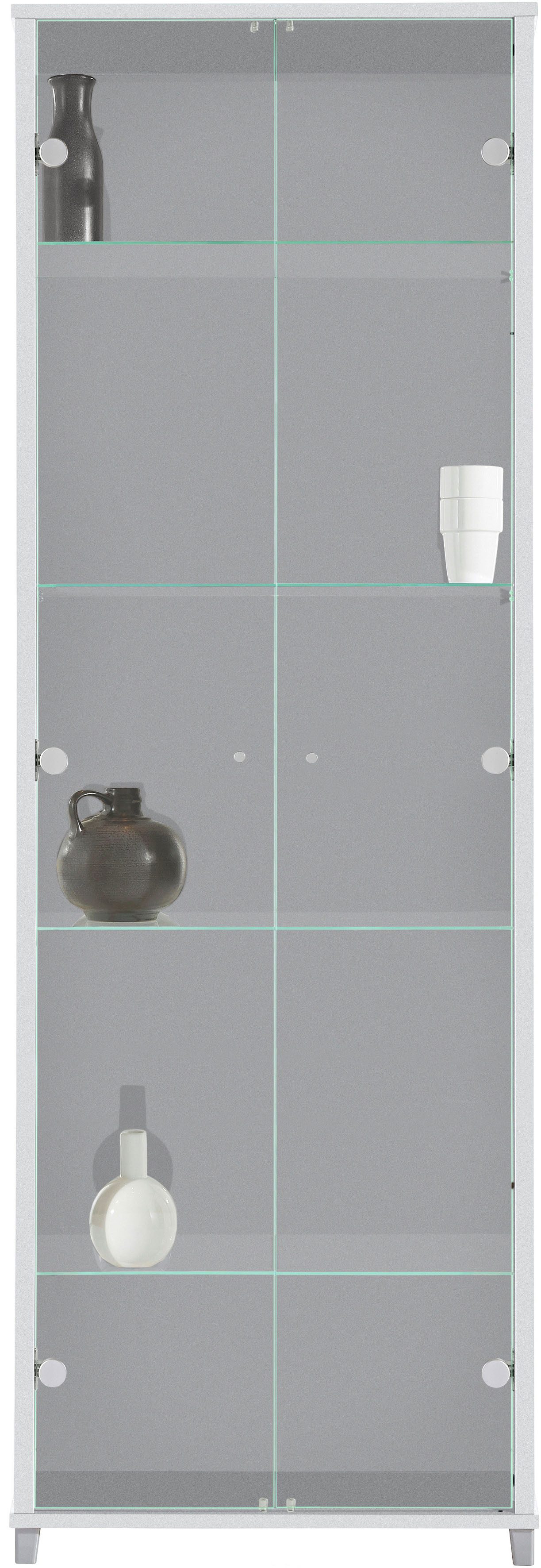 fif möbel Vitrine OPTIMA Standvitrine, Vitrinenschrank, Glasvitrine, Sammlervitrine