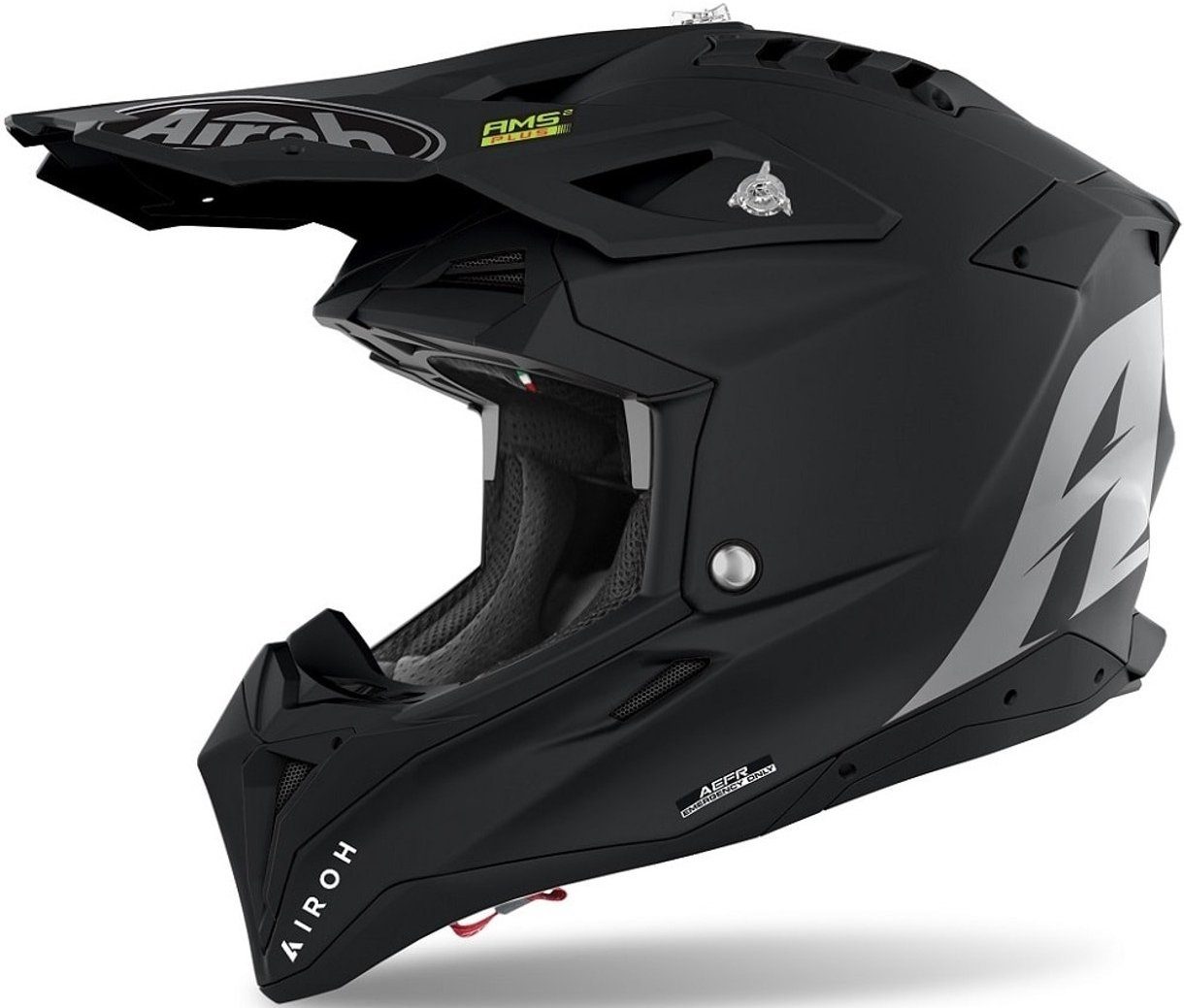 Airoh Motocrosshelm Aviator 3 Color Motocross Helm, Notfallsystem-Polsterung (EQRS)