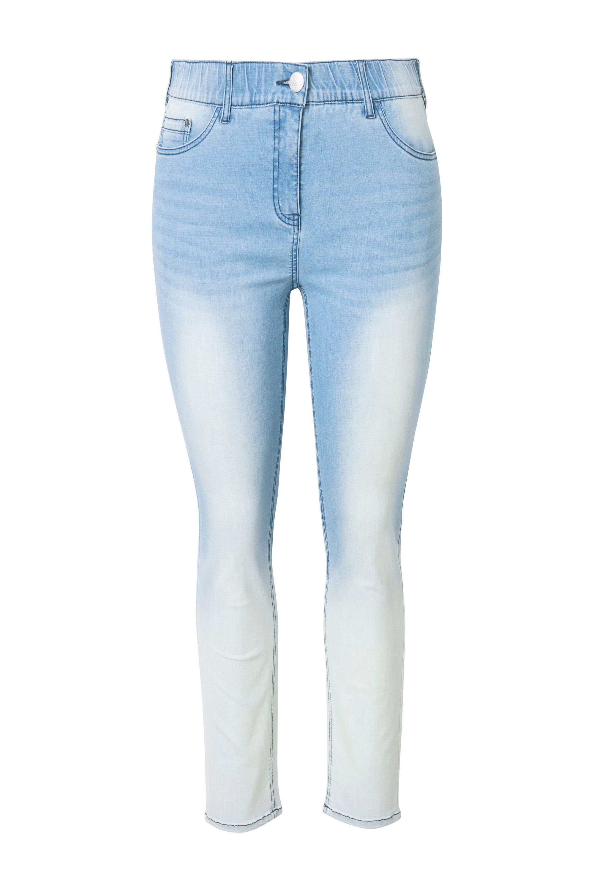 Ulla Popken Regular-fit-Jeans Jeans Sarah schmales Bein 5-Pocket-Hose Stret günstig online kaufen