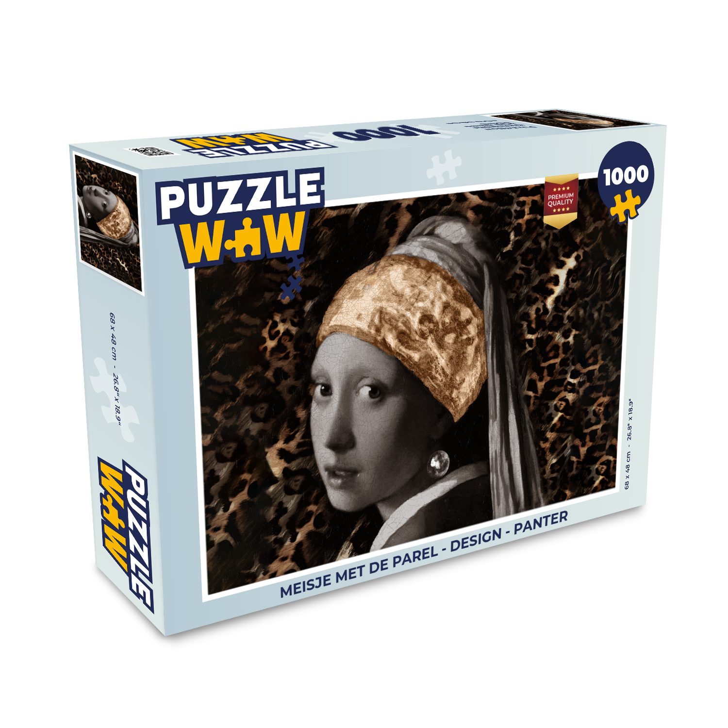 Puzzle Das Mädchen mit dem Perlenohrring - Design - Panther