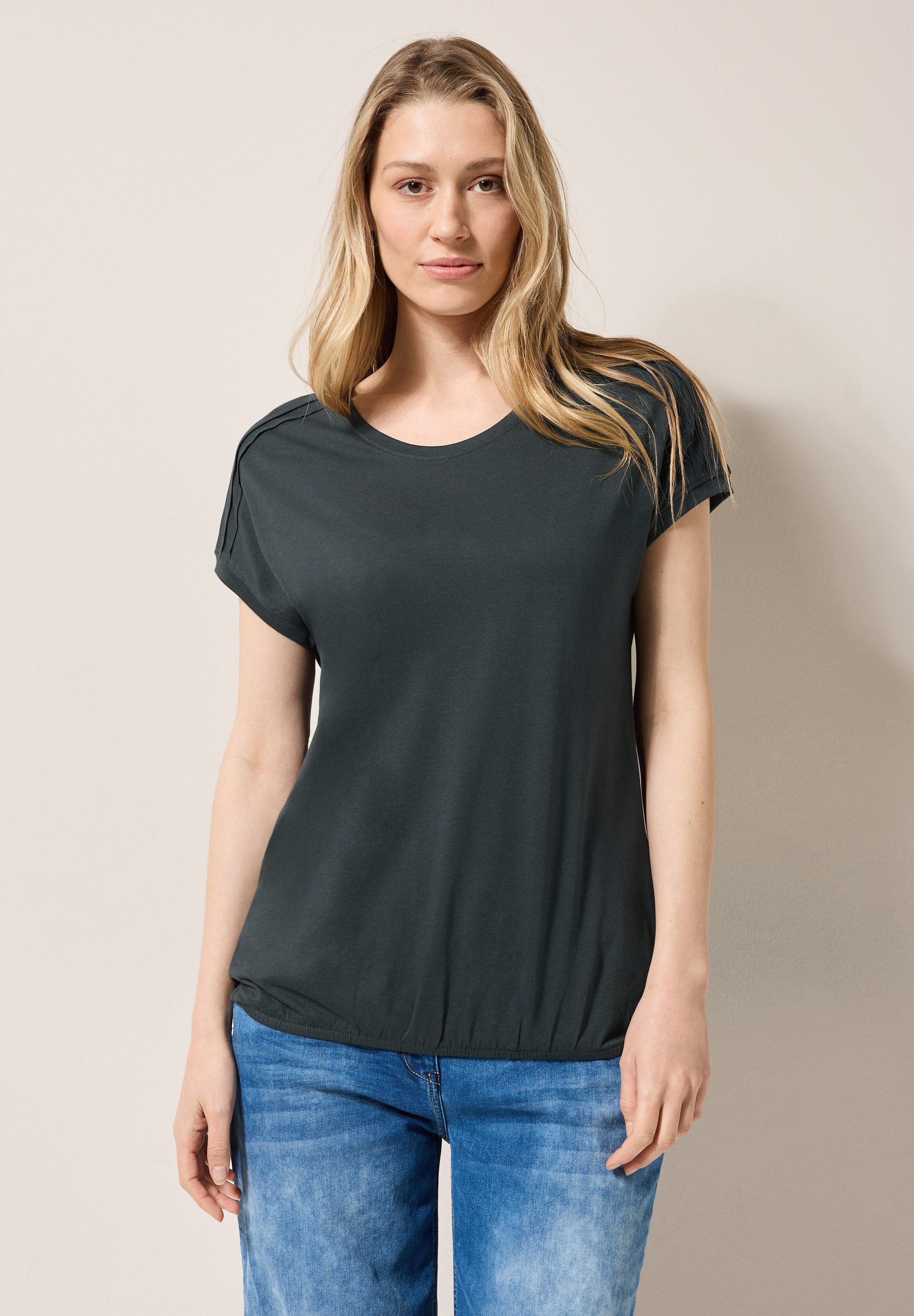 CECIL T-Shirt mit elastischem Bund günstig online kaufen