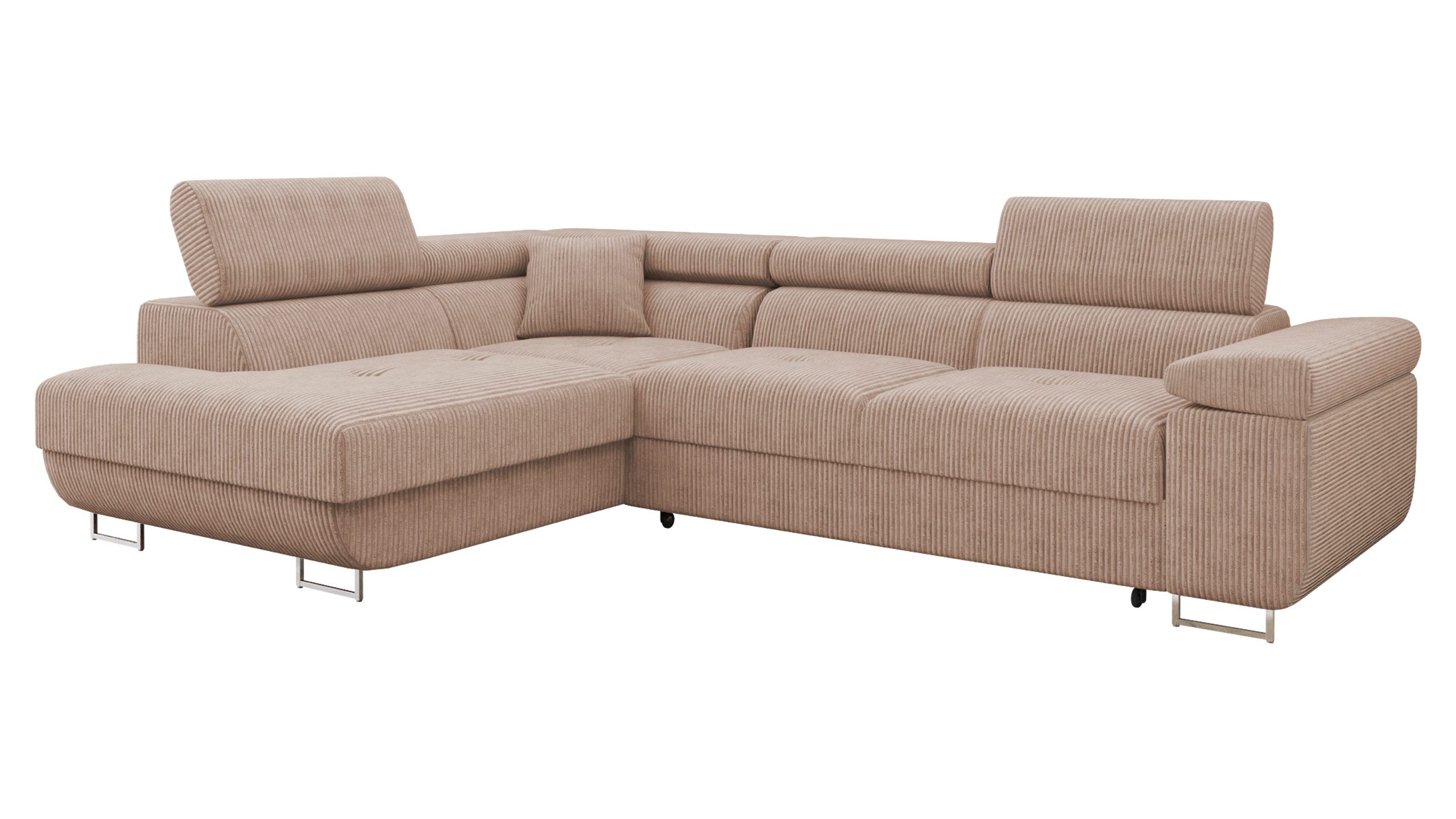 MIRJAN24 Ecksofa Torezio Cord, mit Bettkasten günstig online kaufen