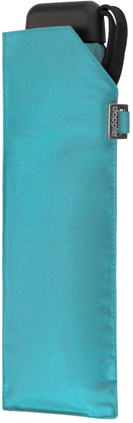 Carbonsteel Slim uni, summer doppler® Taschenregenschirm blue