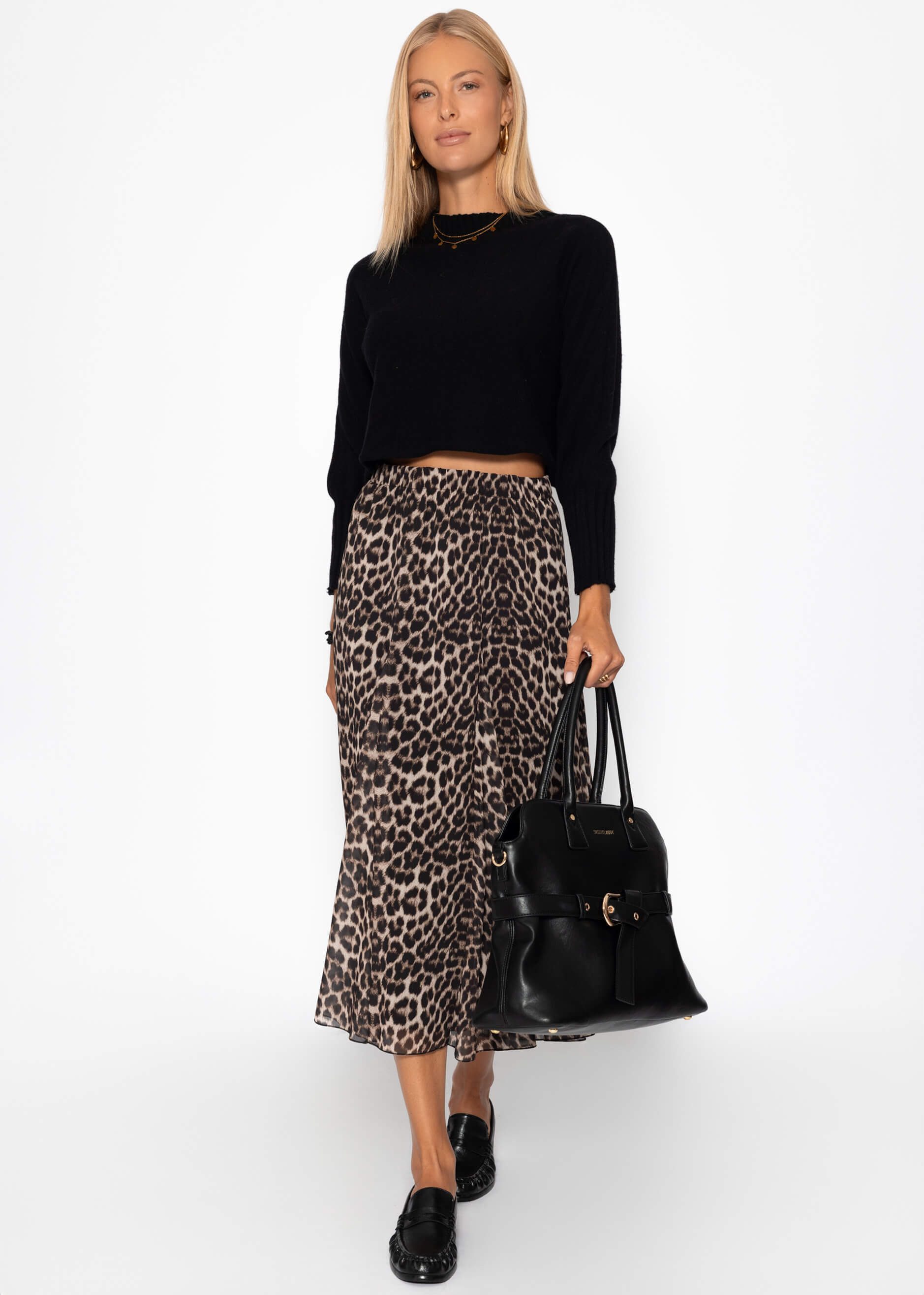 SASSYCLASSY Midirock Langer Chiffon Rock für günstig online kaufen