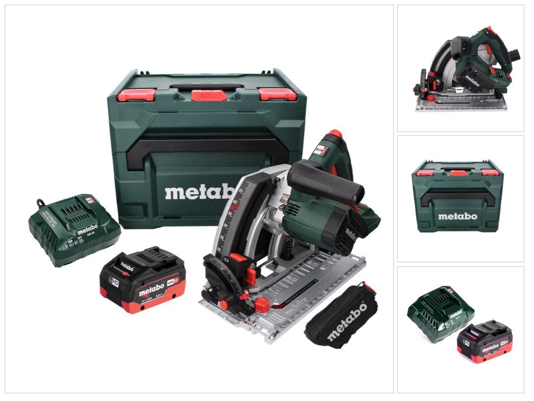 metabo Akku-Tauchsäge KT 18 LTX 66 BL Akku Tauchkreissäge 18 V 165 mm + 1x Akku 8,0 Ah