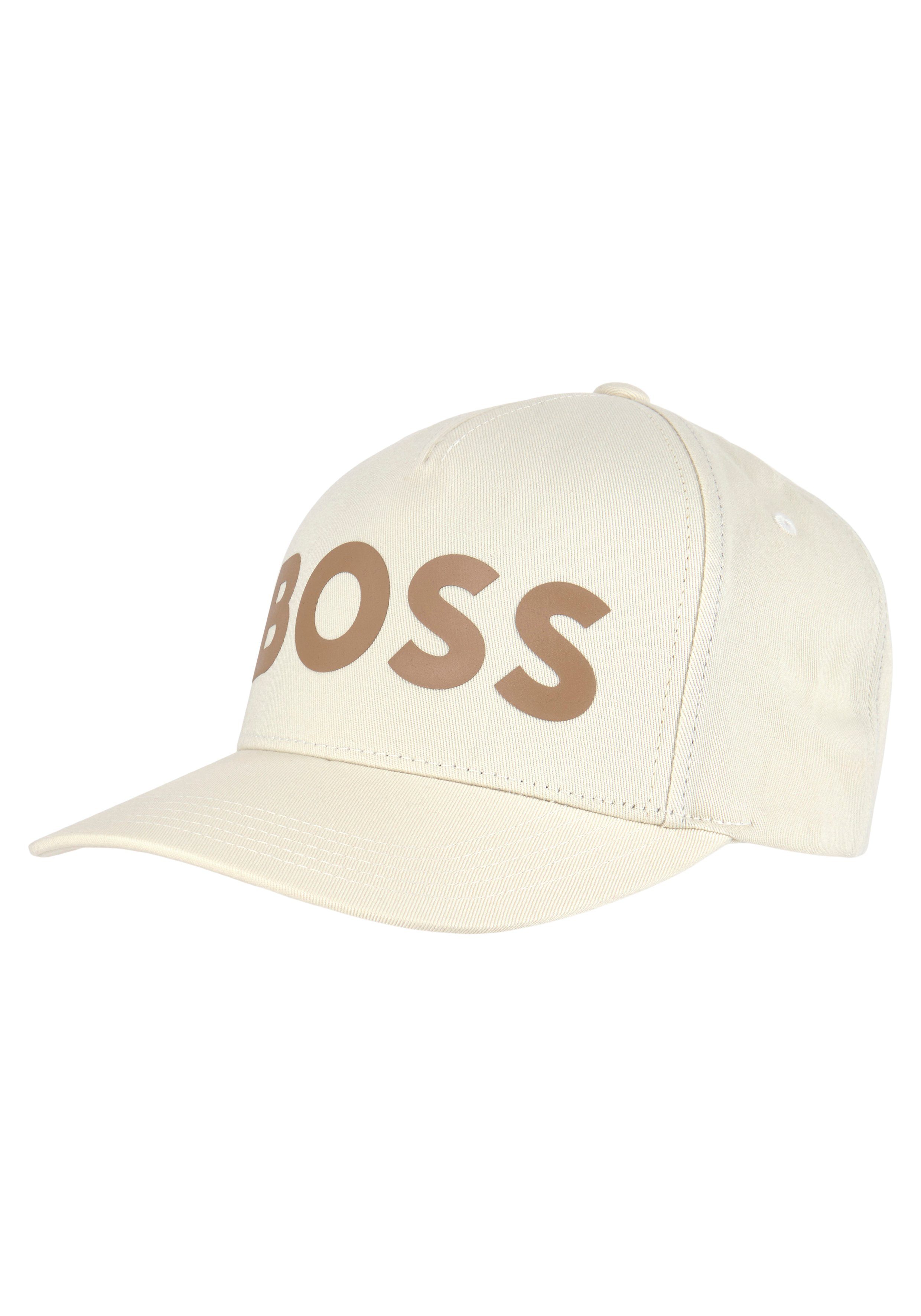 Cap BOSS Sevile-BOSS-5 Baseball mit open-white Logodruck
