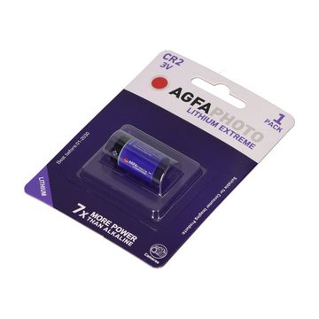 AgfaPhoto 12x CR2 Lithiumbatterie 3V 750mAh 1er Blister AgfaPhoto Fotobatterie