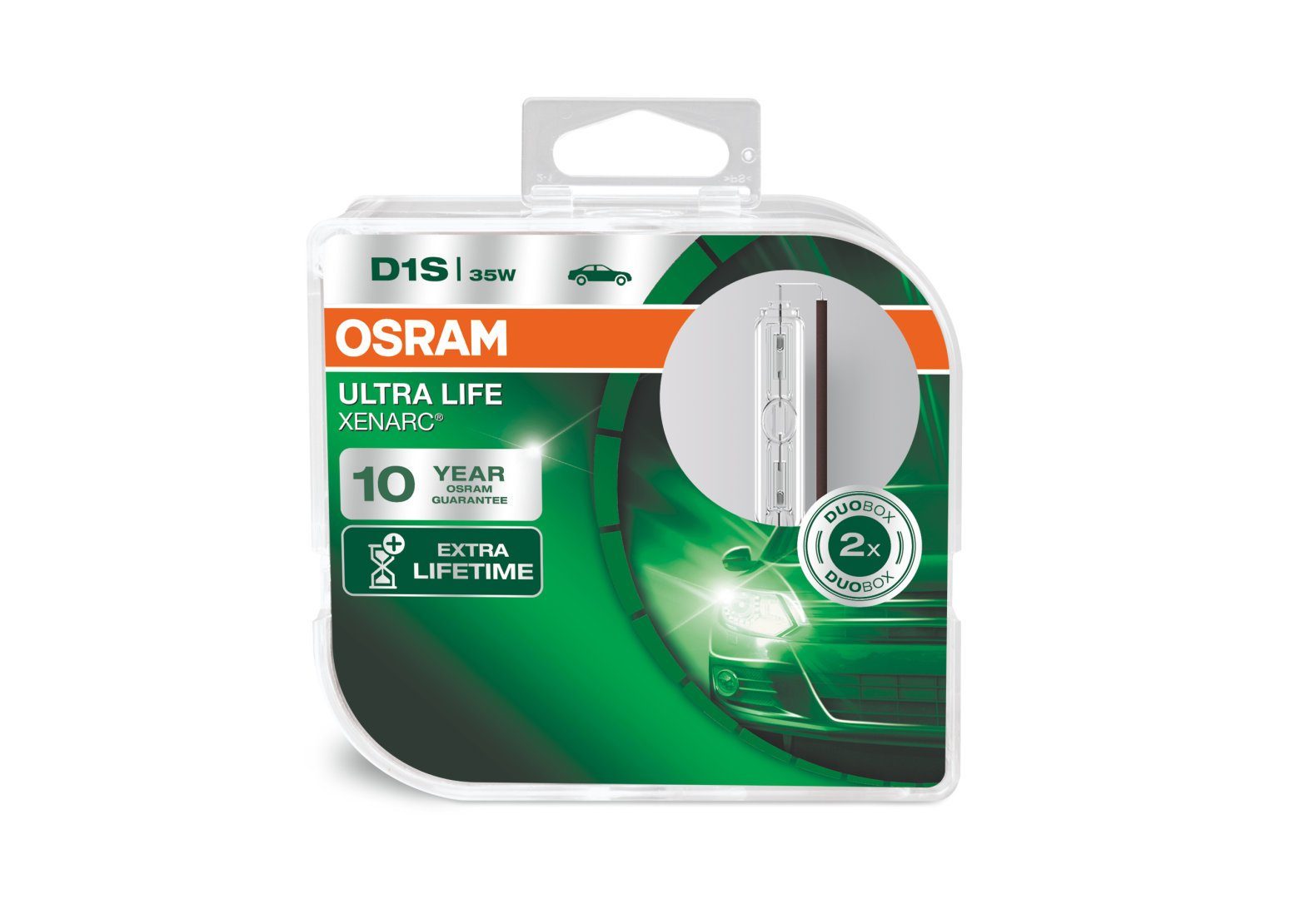 Osram Spezialleuchtmittel OSRAM XENARC ULTRA LIFE D1S PK32d-2 85 V/35 W (2er Box)