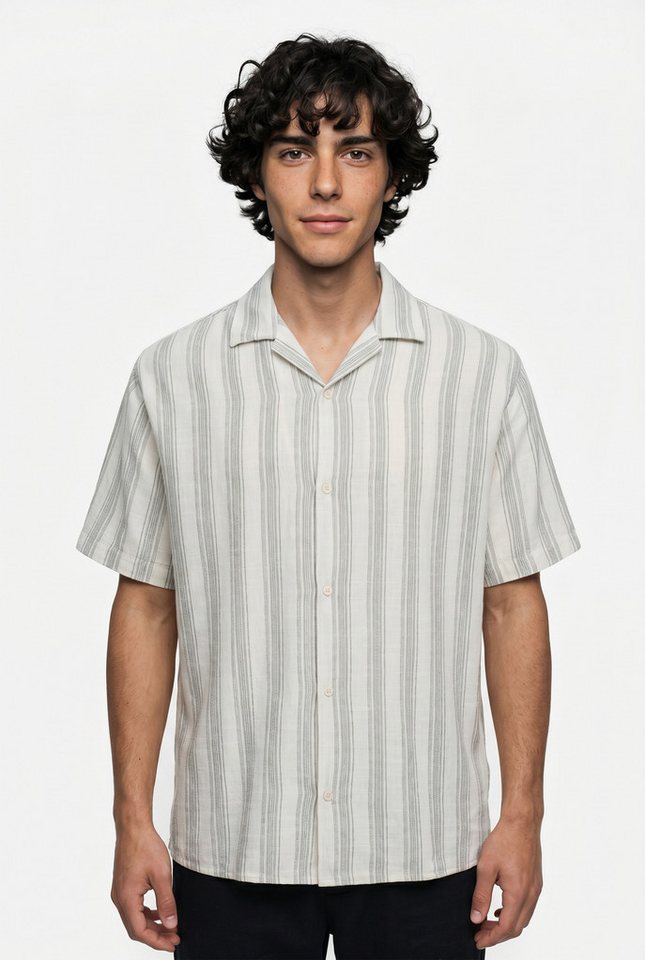 Jack & Jones Kurzarmhemd JJELIAM RESORT SHIRT SS SN Baumwolle, loose fit