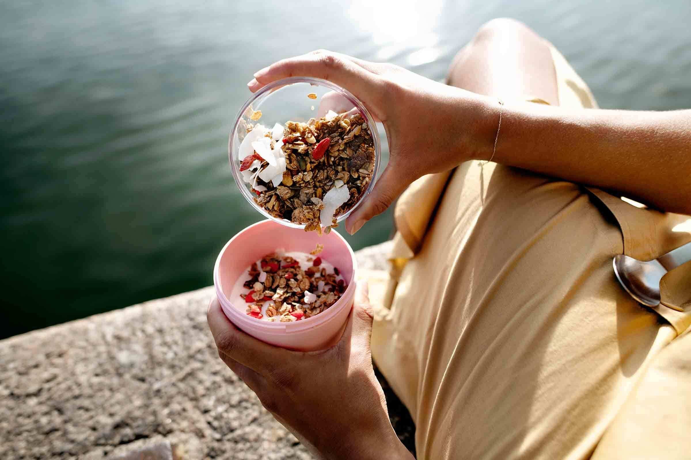 Mepal Lunchbox Ellipse Lunchpot mit Fruitpot 2er Set, Kunststoff, (2-tlg)