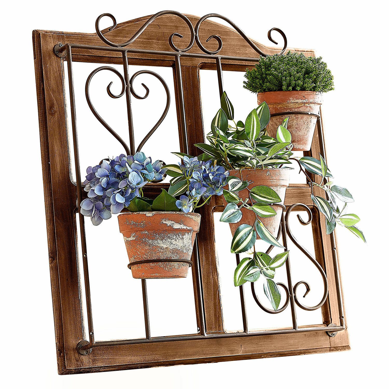 Mirabeau Übertopf Pflanztopfhalter Nectarise antikbraun