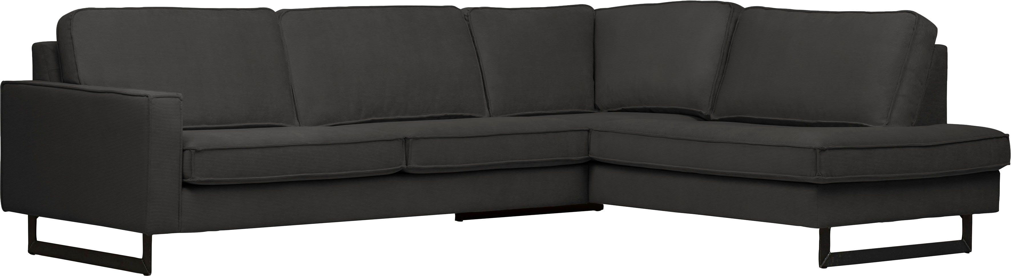 Home affaire Ecksofa "Pinto, 290 cm, Cord, Chenille, Lederoptik, Ottomane l günstig online kaufen