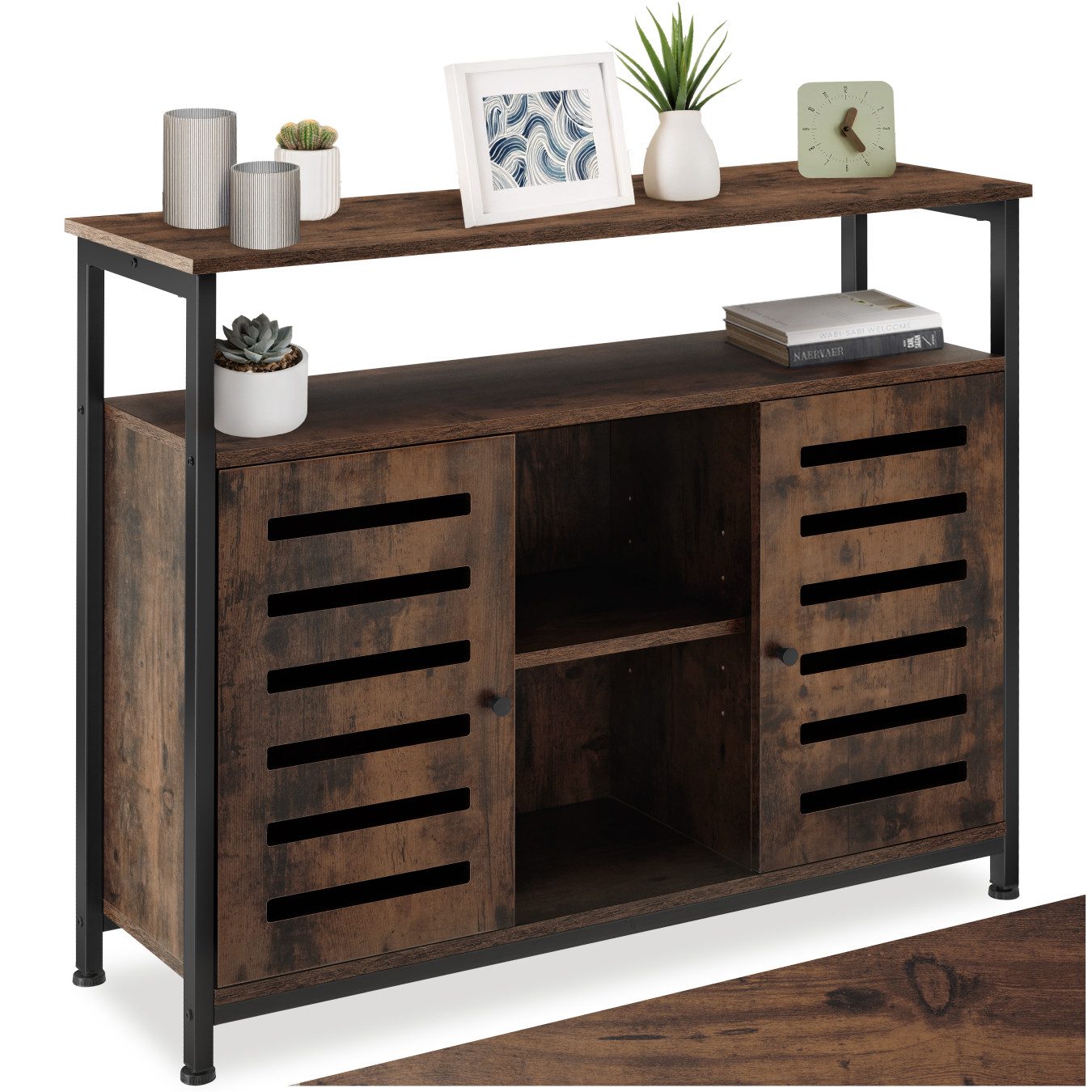tectake Lowboard Sideboard, Industrial Style günstig online kaufen