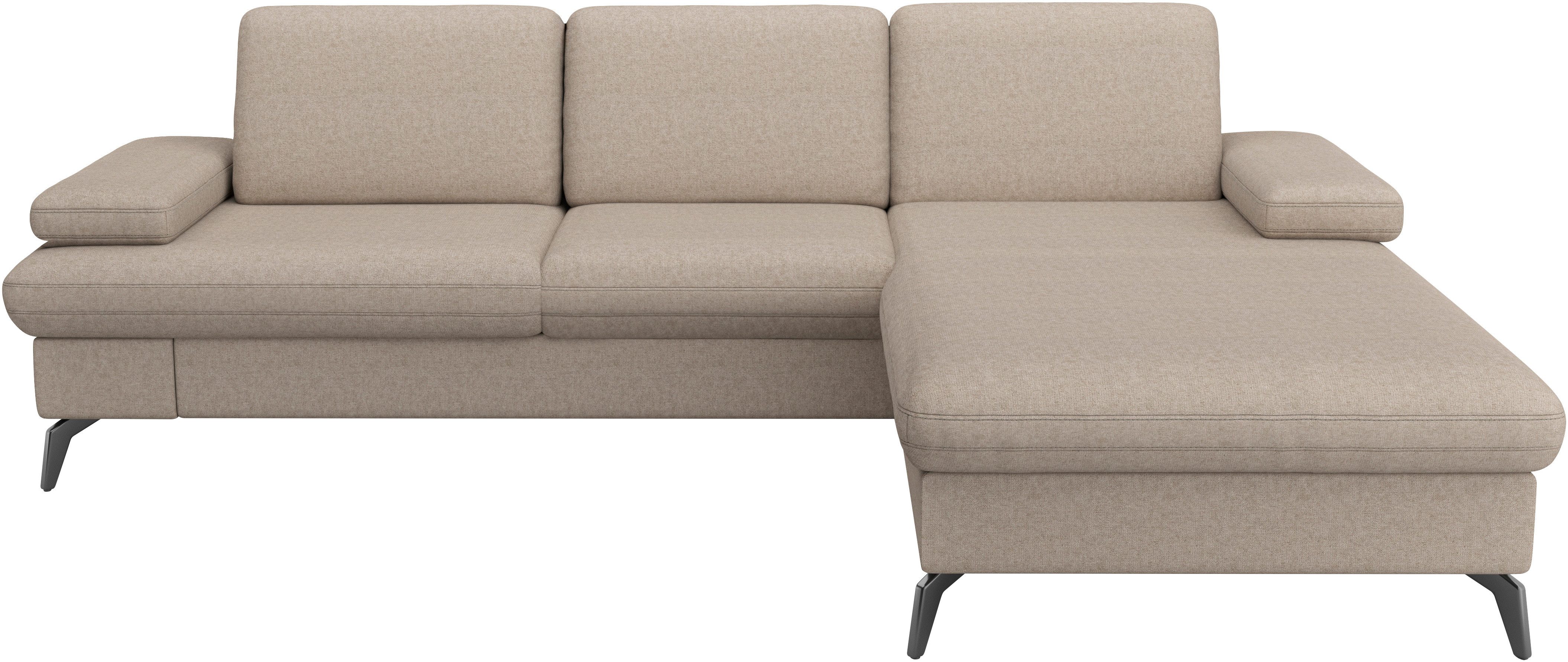 sit&more Ecksofa Morris Jubi L-Form, B: 247 cm, mit Armteilfunktion & 1 Zierkissen, optional Bettfunktion