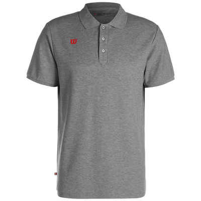 Wilson Trainingsshirt Fundamentals Cotton Poloshirt Herren