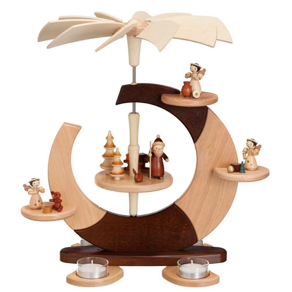 Weihnachtspyramide Zeidler Pyramide Design "offener Kreis"