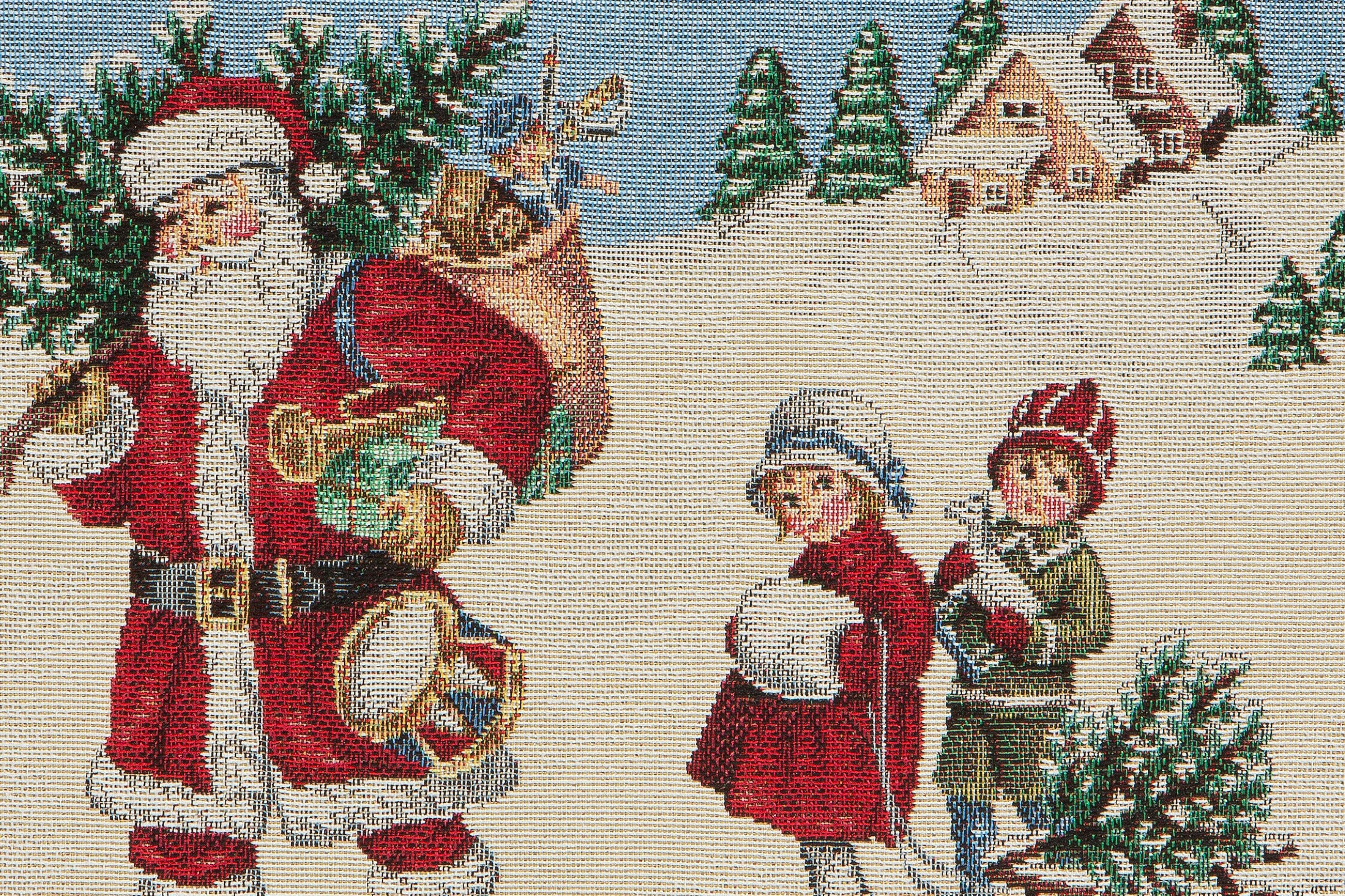 HOSSNER - HOMECOLLECTION Tischläufer Weihnachtsdeko, (1- Kinder, Weihnachten tlg), Weihnachten
