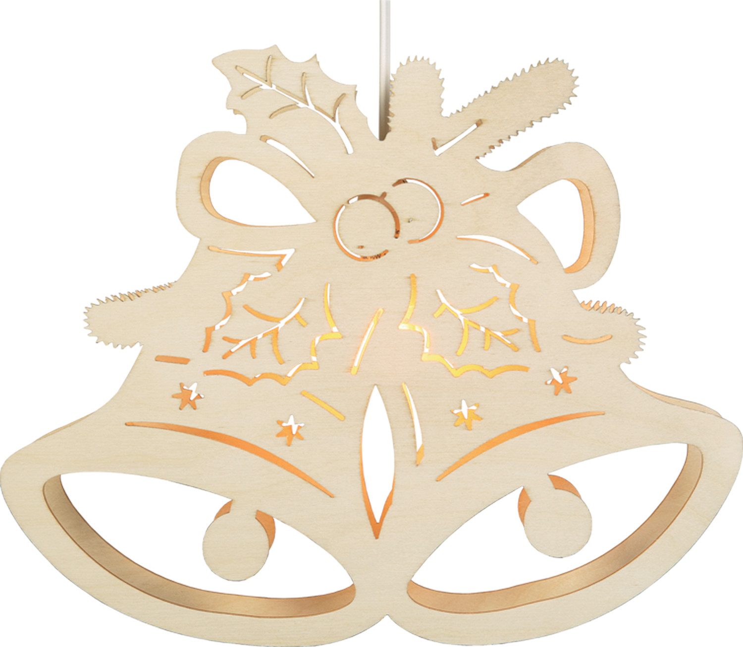 SAICO Original LED Fensterbild Seiffener Kirche, inkl. LED-Leuchtmittel, warmweiß, LED wechselbar, BxHxT: 29x29x4,5cm