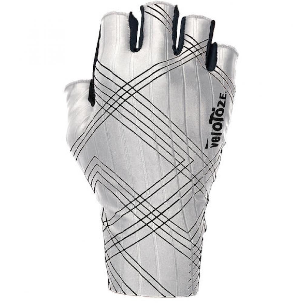 Velotoze Fahrradhandschuhe VeloToze Handschuhe Aero weiß M Weiß - aerodynamische Rennrad-Handschu