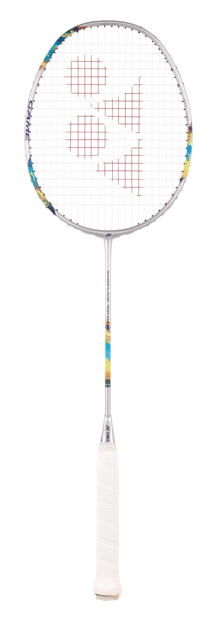 Yonex Badmintonschläger Nanoflare 700 Game (leicht grifflastig, flexibel) silber - besaitet, Gewichtsklasse: 4U/G5