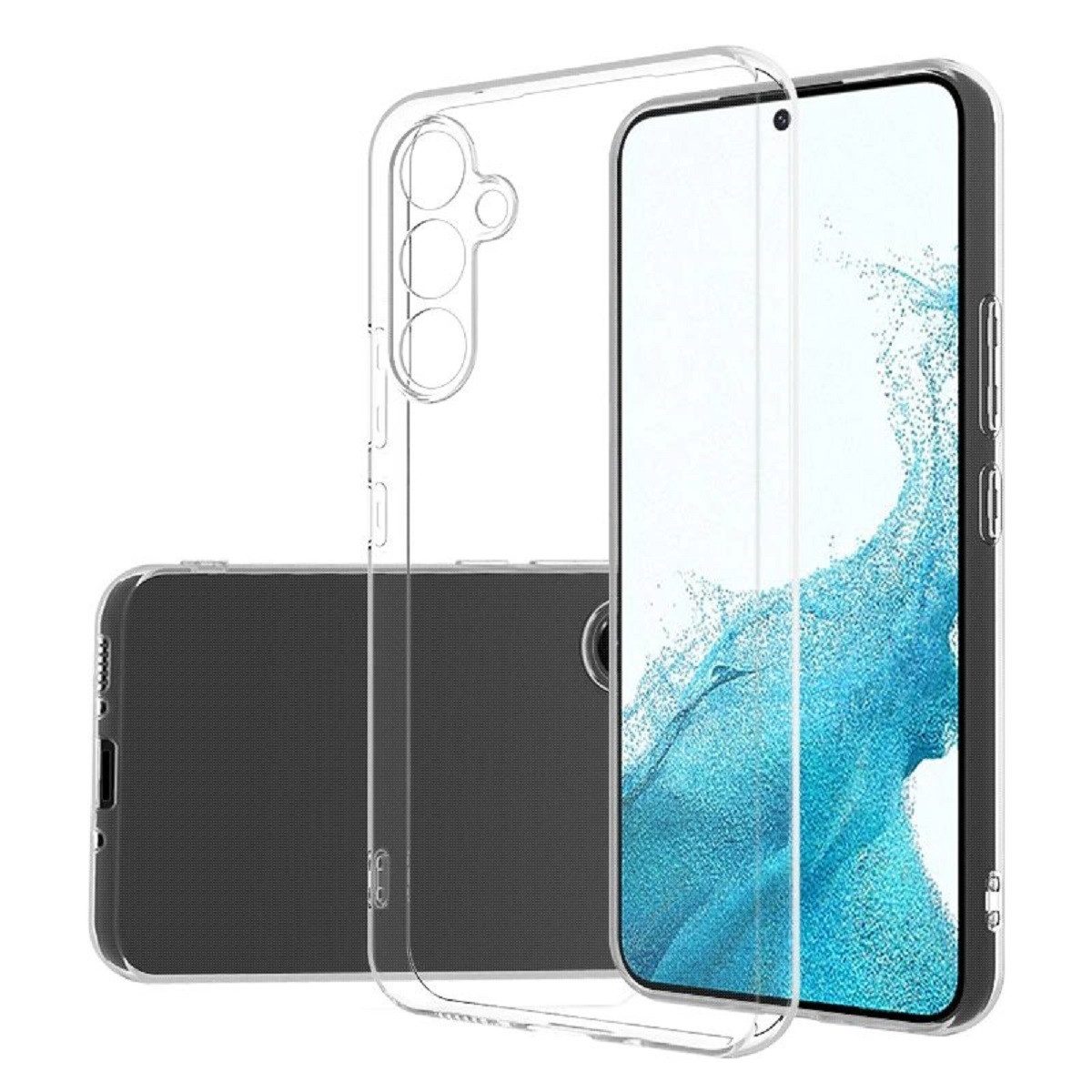 COFI 1453 Handyhülle Hülle kompatibel mit Samsung Galaxy A17 5G, Ultra-dünn (0,5 mm) Transparent