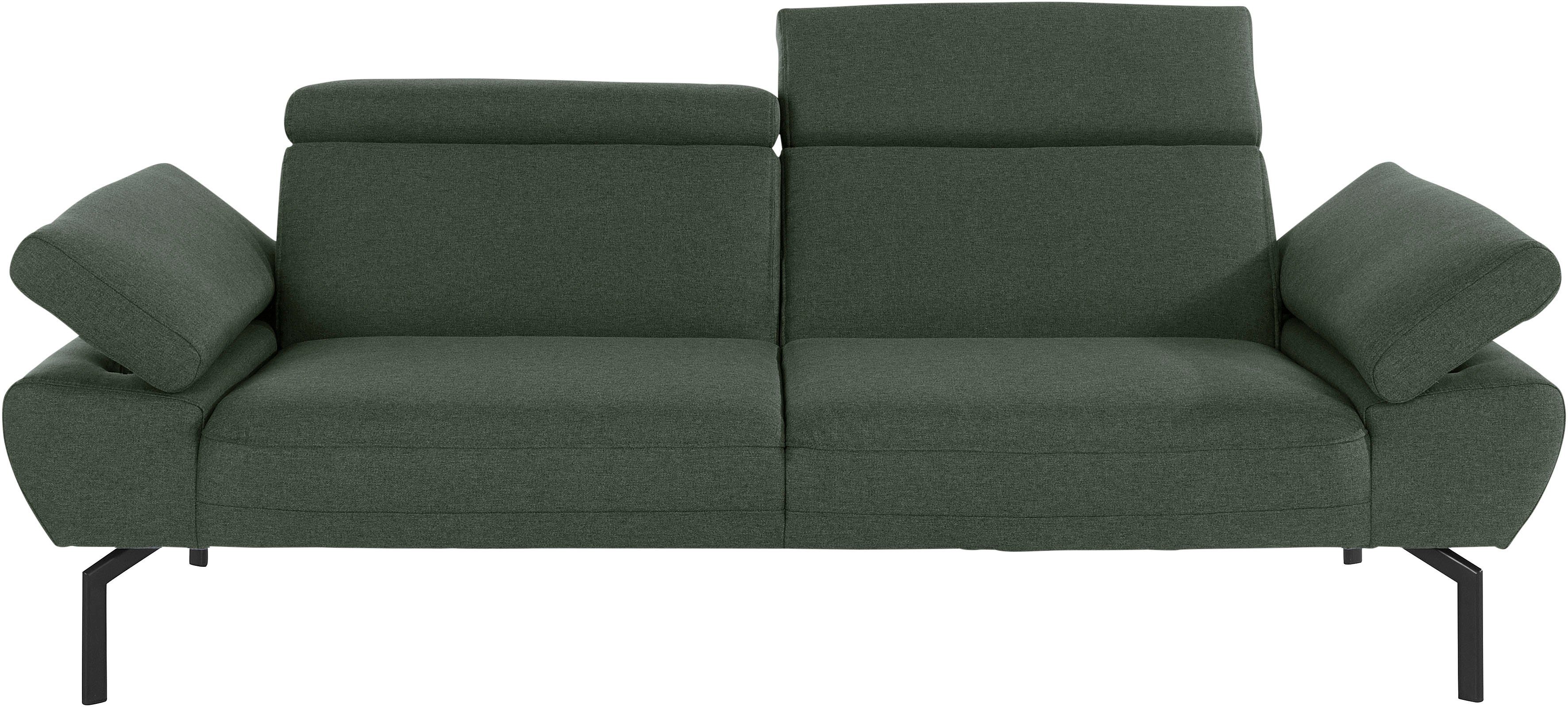 Places of Style 2,5-Sitzer Trapino mit in Rückenverstellung, Lederoptik wahlweise Luxus-Microfaser Luxus