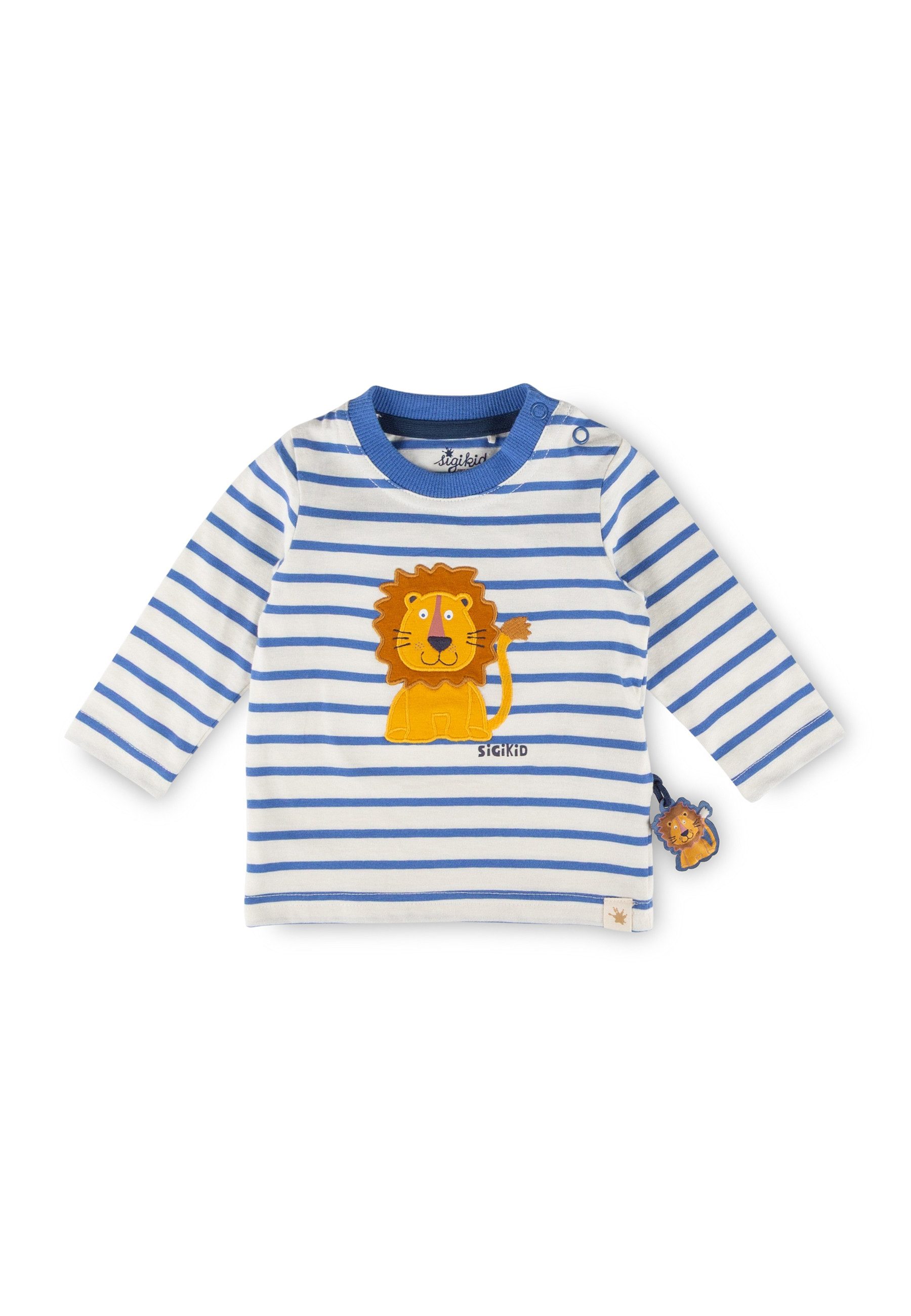 Sigikid Langarmshirt Tiger & Löwe für Babys Jungen (1-tlg)
