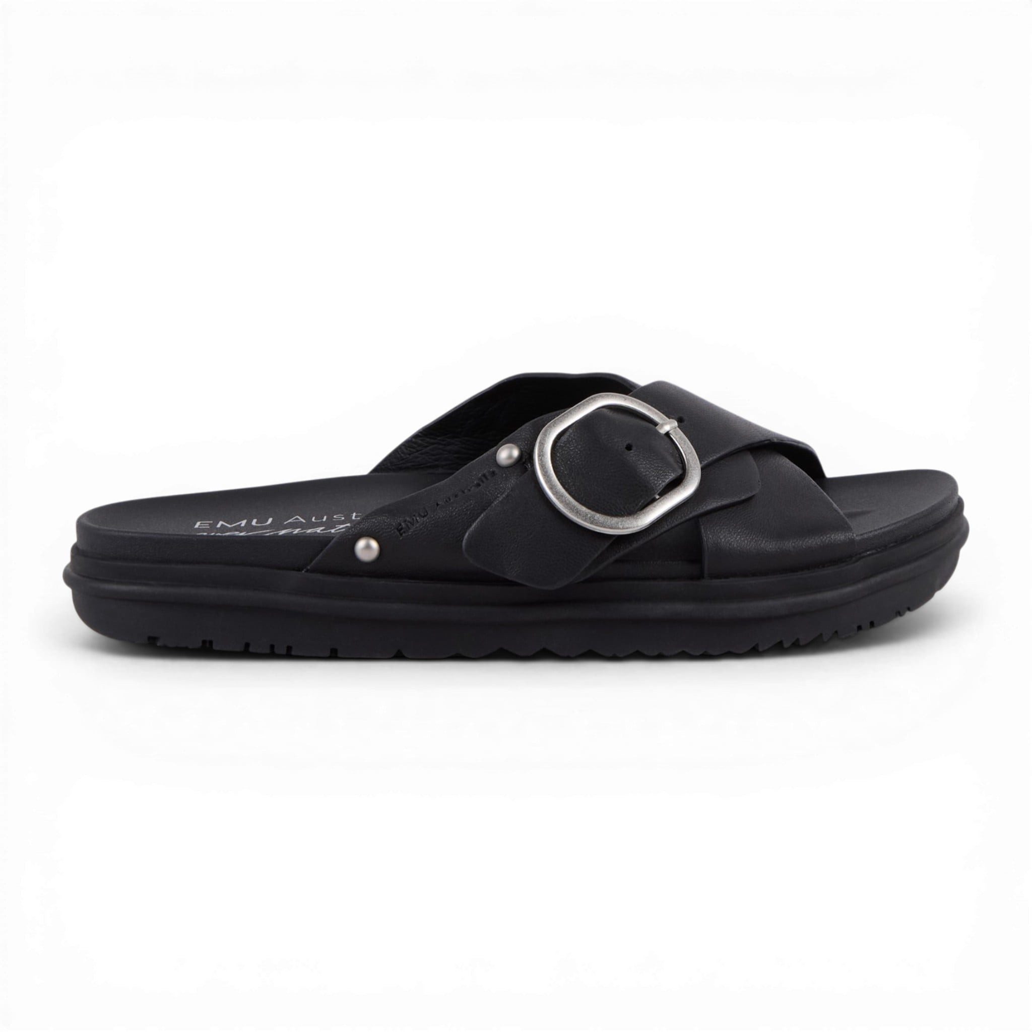Emu Australia Ebony (Leder) schwarz Damen Sandale