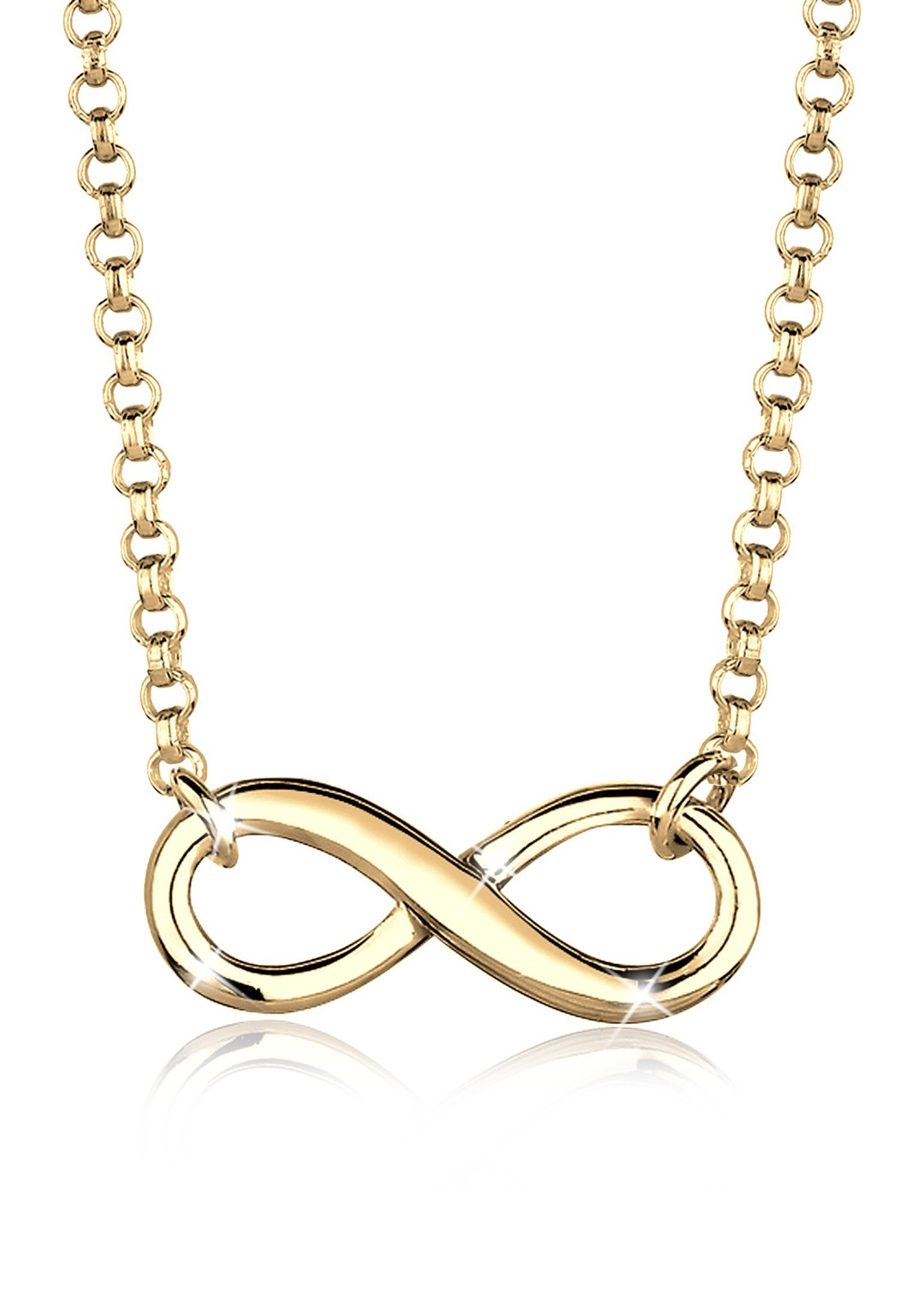 Elli Choker Infinity Symbol Unendlichkeit 925 Silber