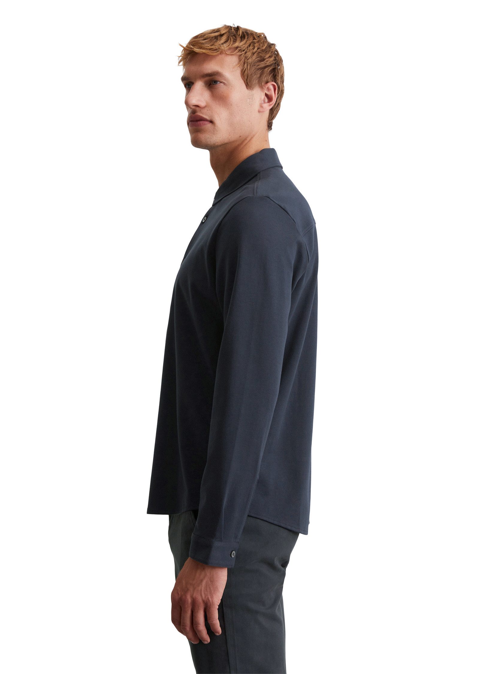 Marc OPolo Blusenshirt "aus weicher Bio-Baumwolle" günstig online kaufen