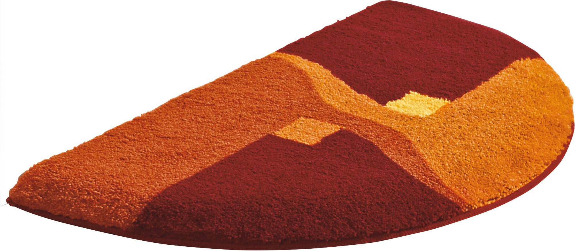 Erwin Müller Duschmatte Duschvorlage "Athen" halbrund, Höhe 20 mm, Grafik günstig online kaufen