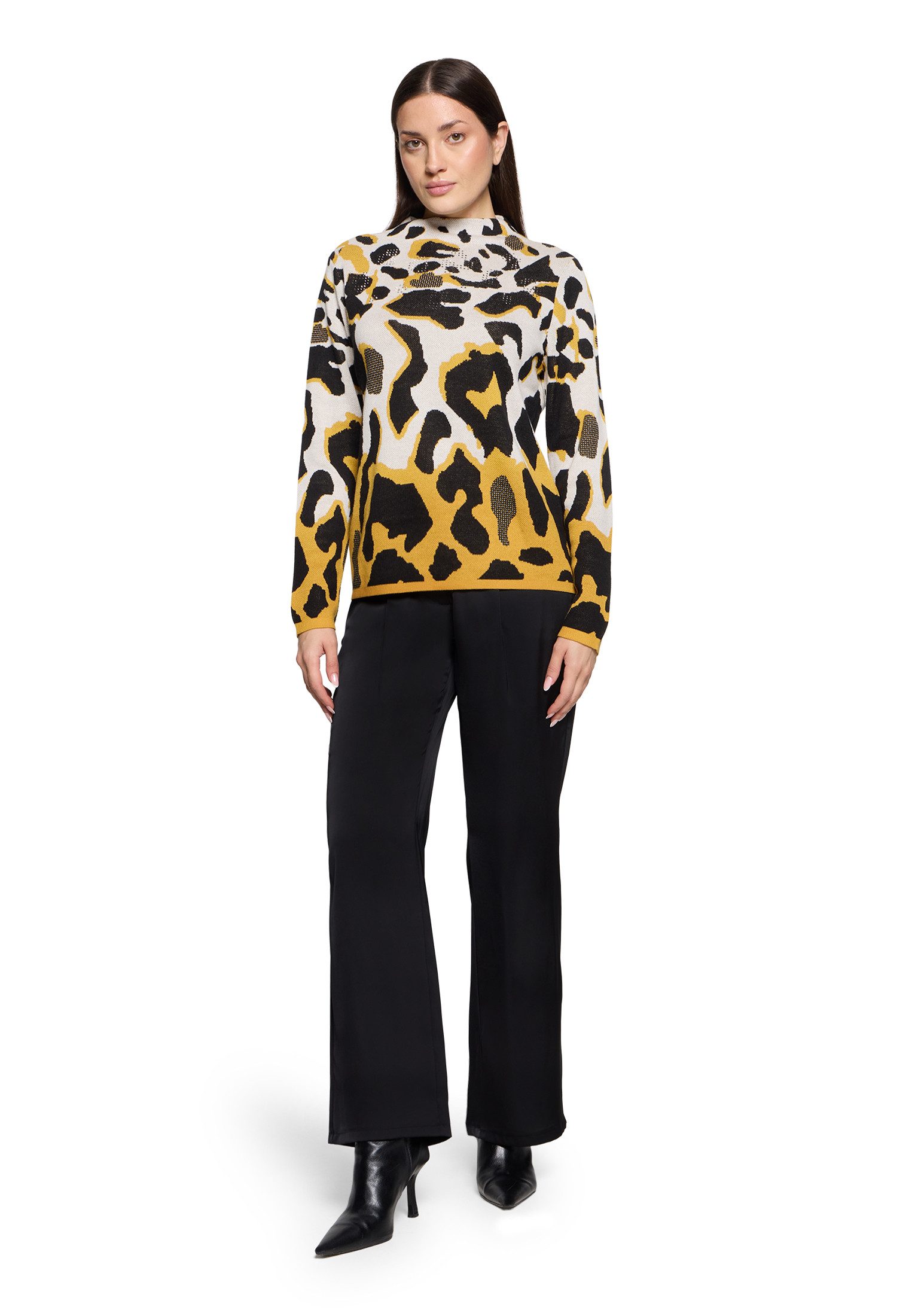 Betty Barclay Strickpullover Damen mit Jacquard (1-tlg)