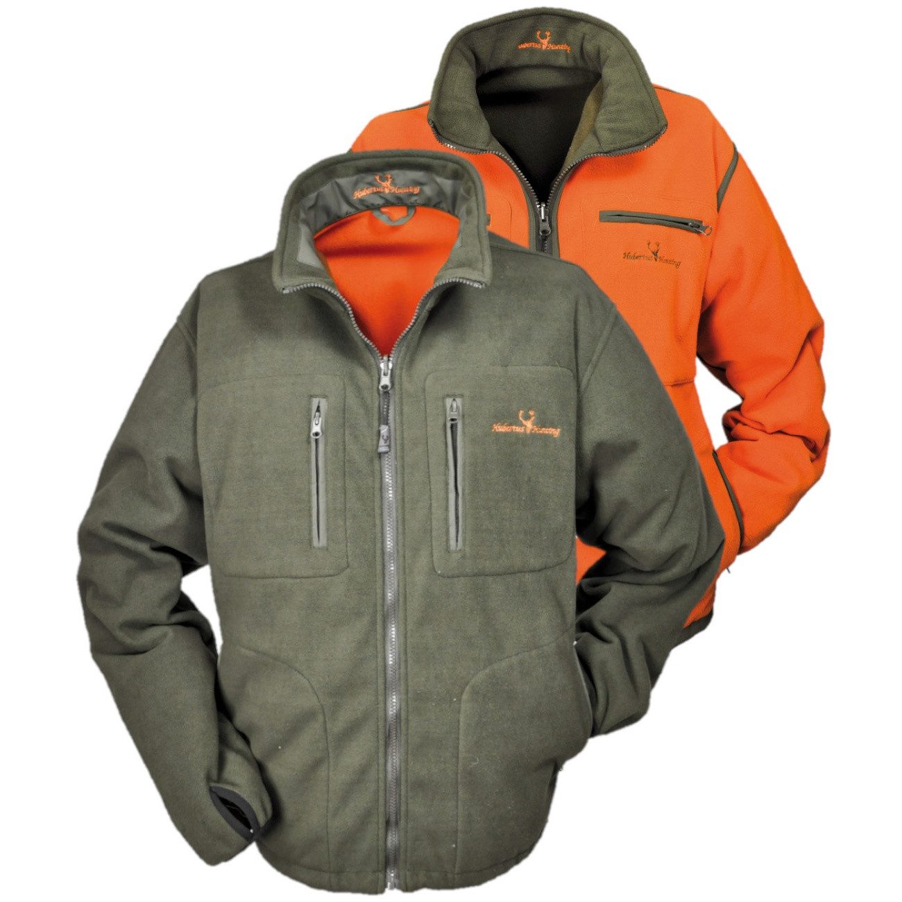 Hubertus® Hunting Outdoorjacke Wende-Fleecejacke "Helsinki" Jagdjacke Drück günstig online kaufen
