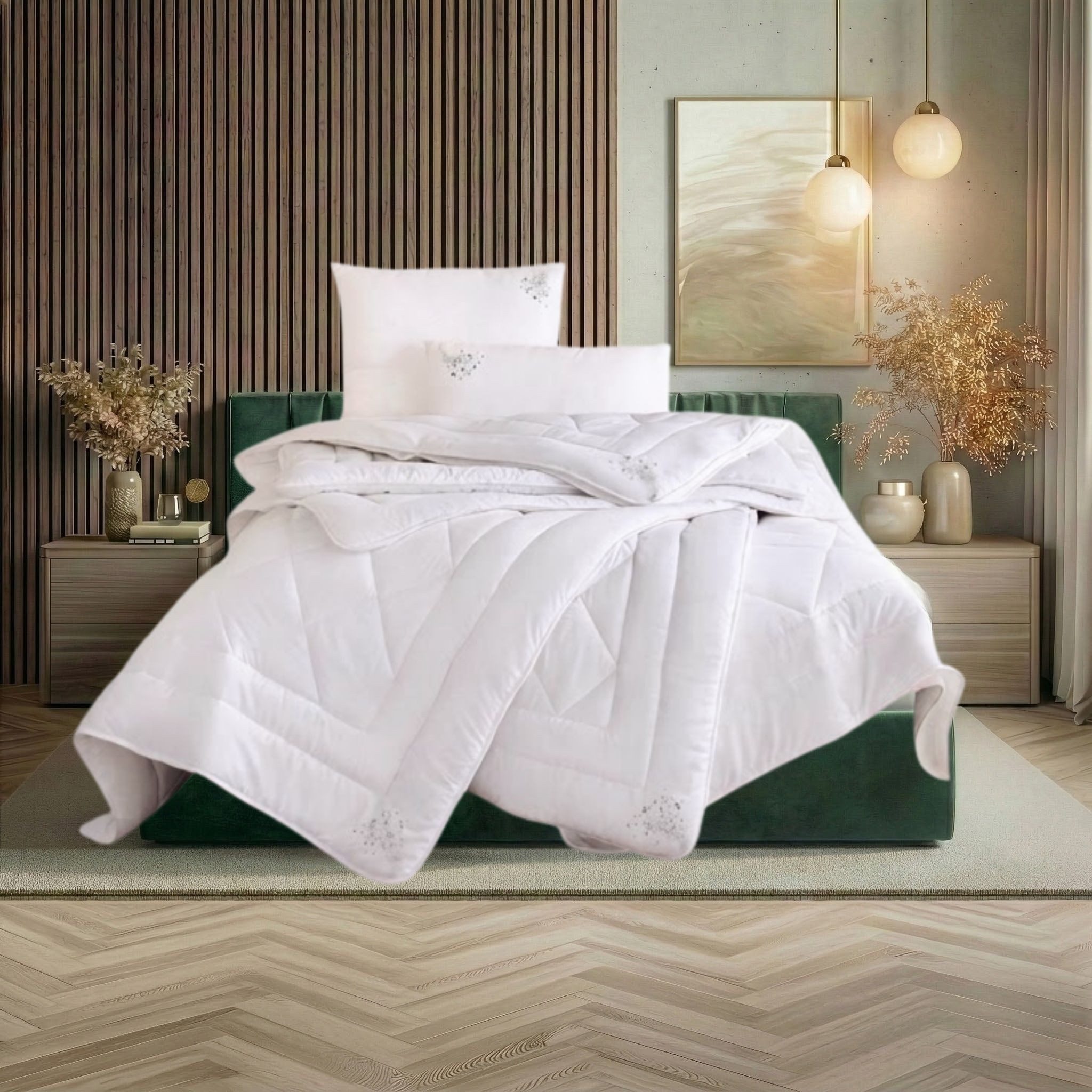 OTTO home Microfaserbettdecke Baca, Bettdecke 135x200 cm, 155x220 cm und weitere Größen, Füllung: aus hochwertiger 6D-Hohlfaser, Bezug: Polyester, Bettdecken, Sommer, Winter, 4-Jahreszeiten, Decke