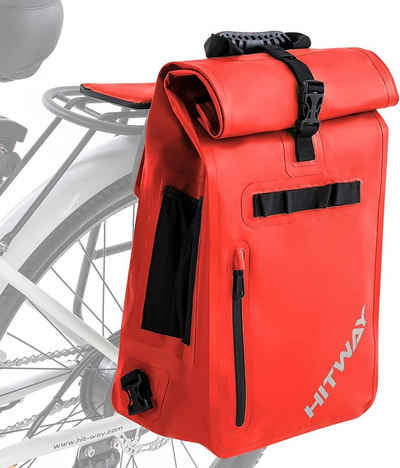 HITWAY Fahrradtasche 3in1 Fahrradtasche-29L-Geeignet als Gepäckträgertasche- wasserdicht