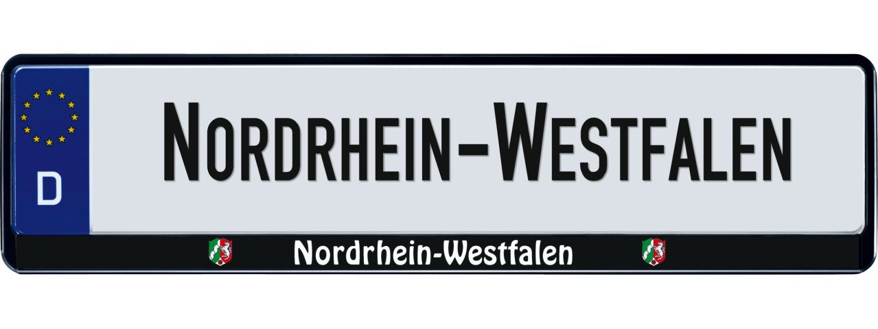 Hermann Schütz Kennzeichenhalter Hermann Schütz Design Kennzeichenrahmen Bundesland